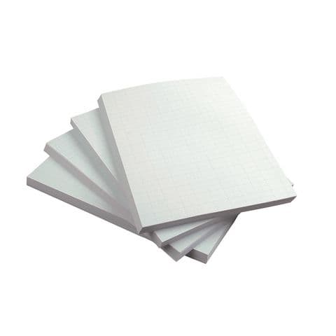 A4 Graph Paper, 2/10/20mm Squares No Border, Case of 5 Reams