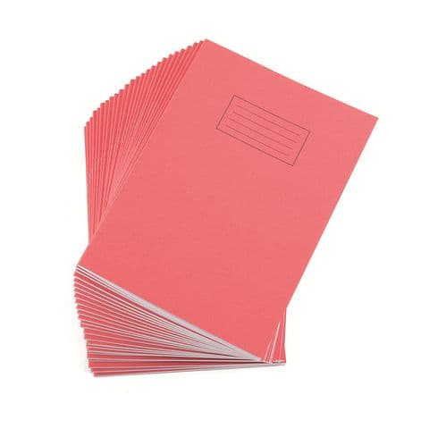 Exercise Book, A4, 8mm Feint & Margin, Red, 80 Pages – Pack of 50.