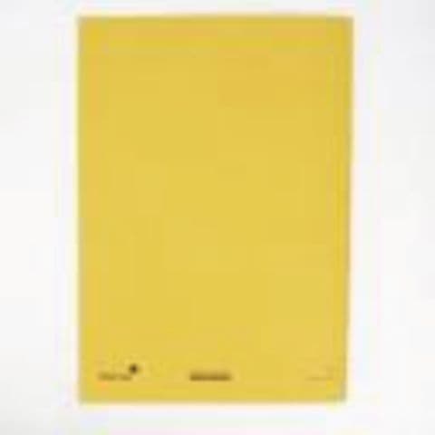 Homework Book, A4+, Laminated, Yellow, 48 Pages - Pack of 25
