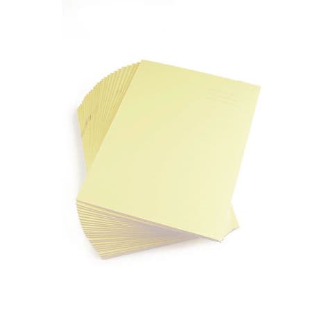 Exercise Book, A4+, 12mm Feint, Yellow, 48 Pages - Pack of 100