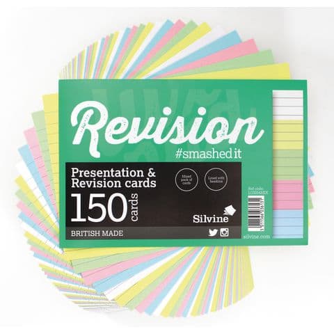 Lux Revision Cards 6x4 Pack of 150
