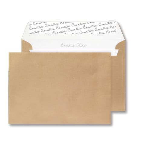 Wallet Envelopes, C5, Metallic Gold – Pack of 25