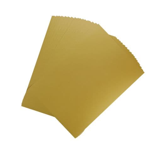 Gold Metallic Card, A4, 280 Microns – Pack of 20 Sheets