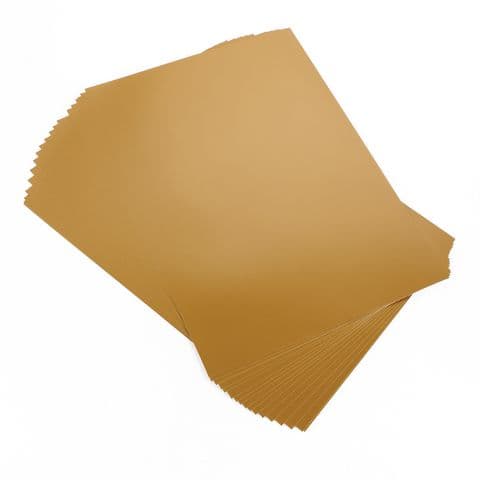 Gold Metallic Paper, A4, 90gsm – Pack of 20 Sheets