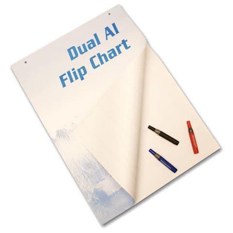 A1 Dual Flip Chart Pad - Pack of 5