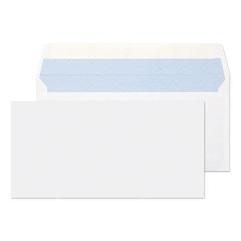 Purely Everyday Peel & Seal DL Wallet, White, 100gsm, Pack 500