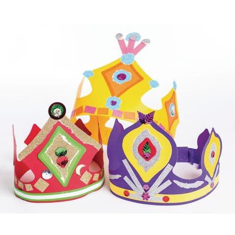 Crowns and Shapes Activity - Pack of 30