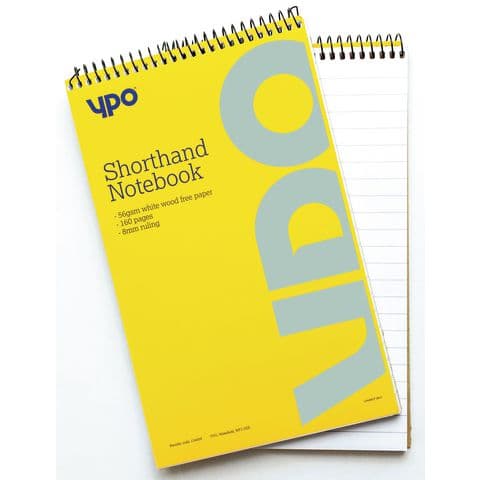 YPO Shorthand Notebook, 160 Page, Pack of 10