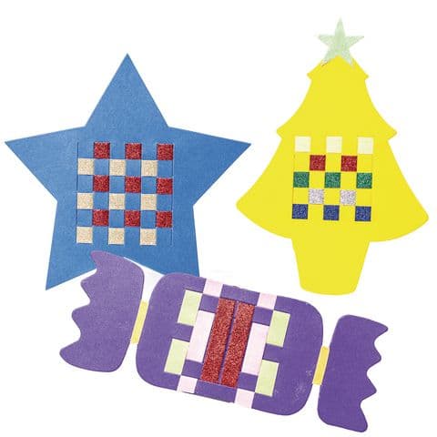 Christmas Weaving Shapes Kit – Pack of 40