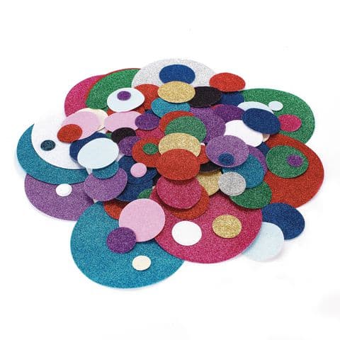 Glitter Mosaic Circles - Pack of 3000