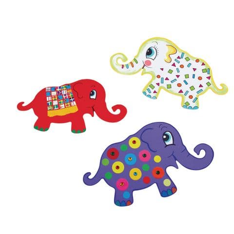 Jumbo Paper Elephants -  Pack of 100