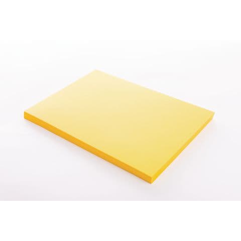 A4 Harvest Yellow Card, 280 Micron, Pack of 50