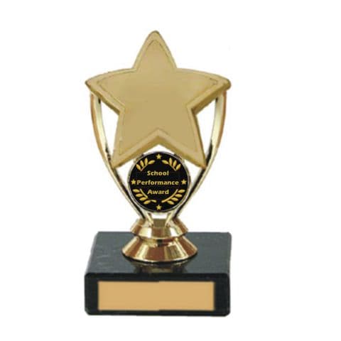 Gold School Performance Star Award - Small