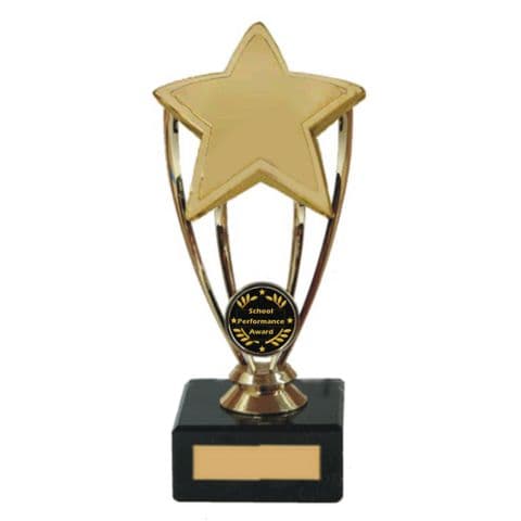 Gold School Performance Star Award - Large
