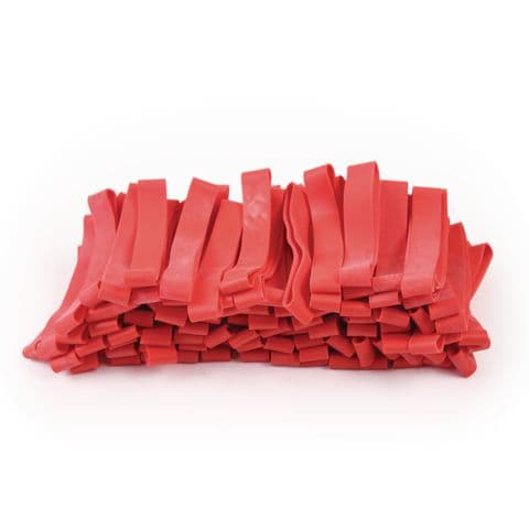 Wrist Bands - Pack of 100. Red.