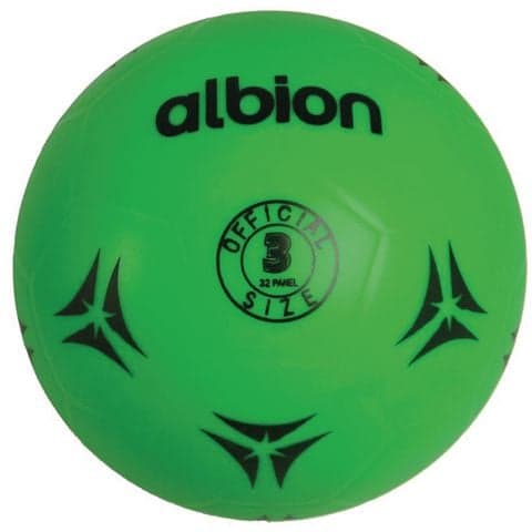 Albion Plastic Moulded Football - Size 3 Green