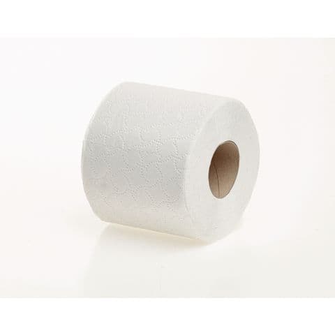 YPO Standard Toilet Rolls - 2ply White 320 sheets