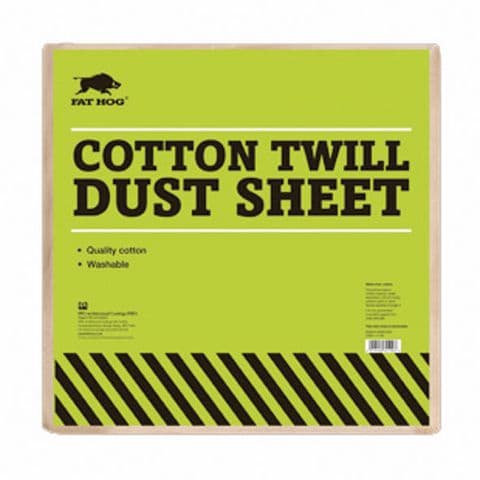 Cotton Twill Dust Sheet 2.75 x 3.65m
