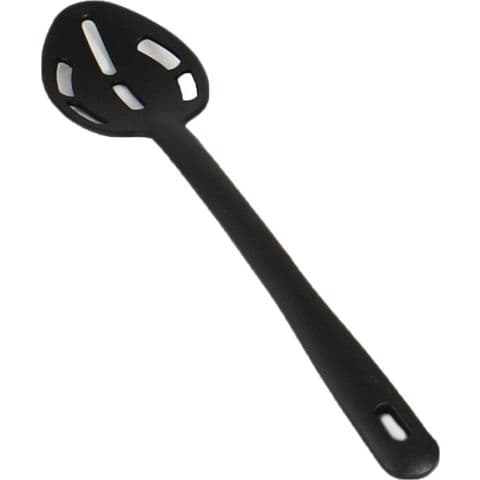 Black Nylon Utensils Slotted Spoon