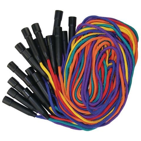 Pack of 12 Skipping Ropes - 2.35m
