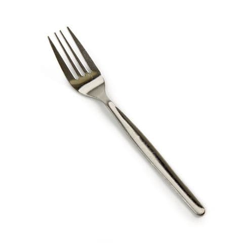 Stainless Steel Cutlery - Standard Weight Dinner Fork - Pack of 12