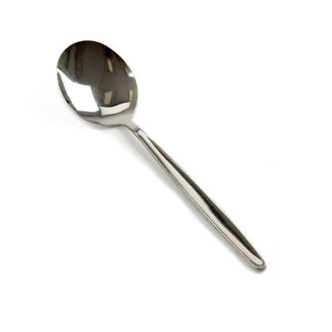 Stainless Steel Cutlery - Standard Weight Soup Spoon - Pack of 12