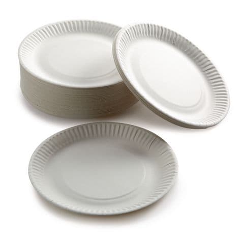 Paper Plates, Uncoated – 178mm(Dia)