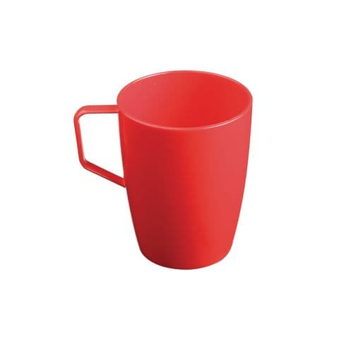 Harfield Beaker with Handle - Red - Pack of 10