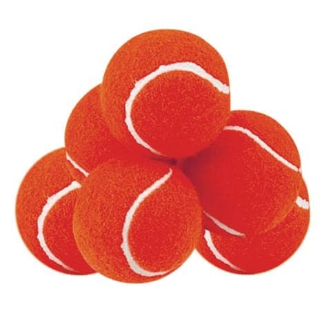 Slow Bounce Orange Tennis Balls - Pack of 12