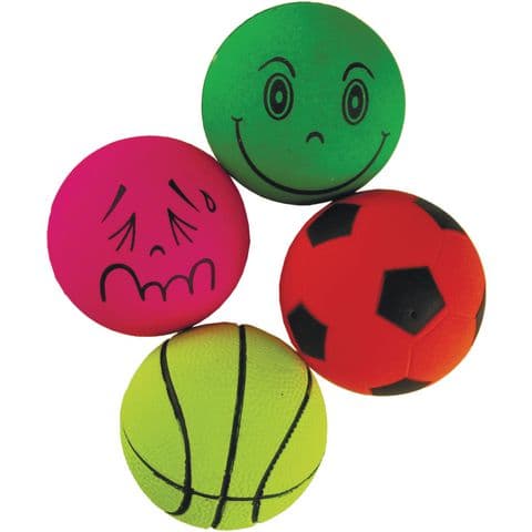 Pack of 24 Neon Sponge Playballs