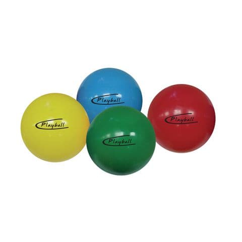 Pack of 4 Primary Coloured Playballs - 215mm(Dia)