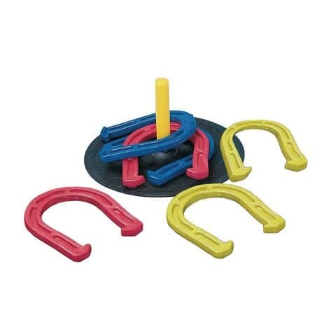 Horseshoes and Target Game - Set of 6