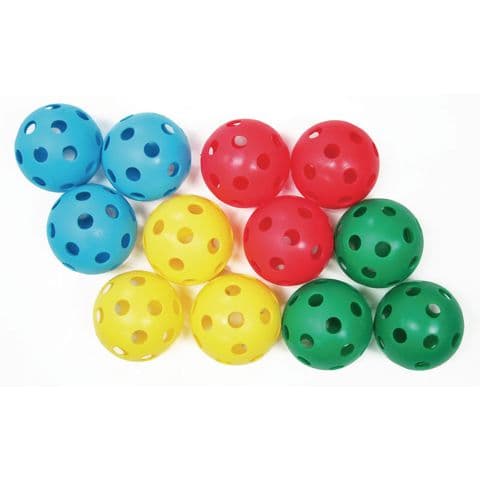Large Plastic Perforated Balls 93mm(Dia) - Pack of 12