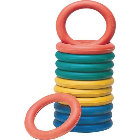 Rubber Quoits - Pack of 12