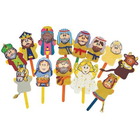 Christmas Stick Puppets – Set of 30