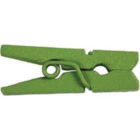 Mini Clothes Peg - Pack of 36. Green