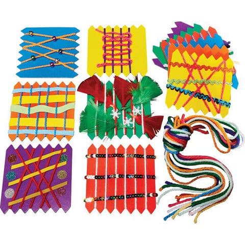 Pack of 30 Small Weaving Boards