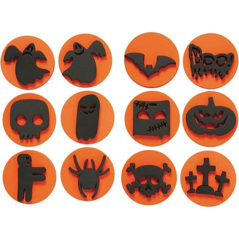 Halloween Stampers, Double Sided – Pack of 6