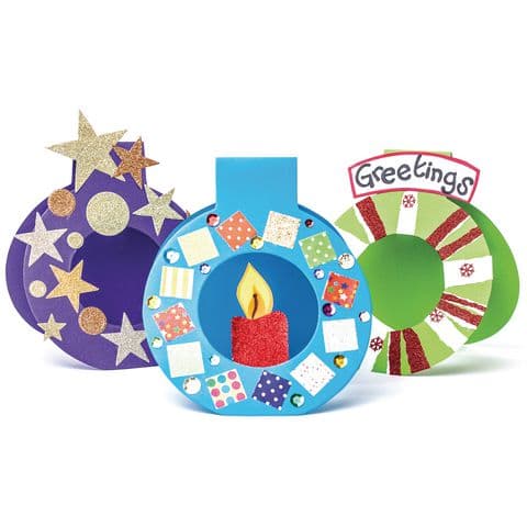 Giant Christmas Bauble Cards - Pack of 30