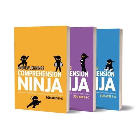 Comprehension Ninja Book Pack of 3 (Ages 5-6 ,6-7 and 7-8)