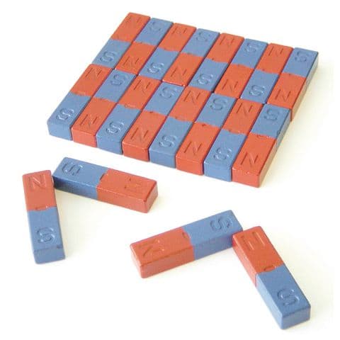Ferrite Block Bar Magnets, Pack of 20