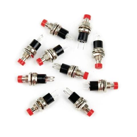 Push Switch Red -  Pack of 10