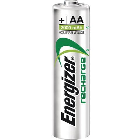 Energizer Rechargeable Battery, AA, 1.5V, Pack of 4