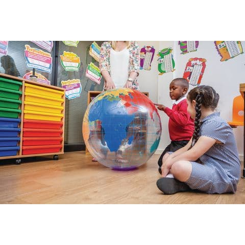 Wipe Clean Giant Inflatable Labelling Globe