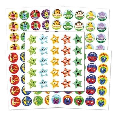 Scratch and Sniff Stickers 28mm Pack of 125