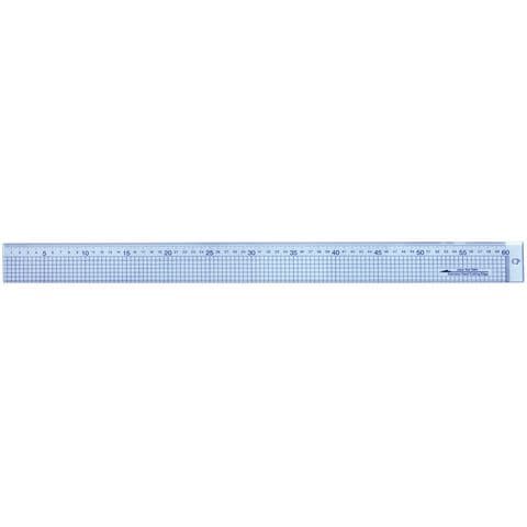 Acrylic Cutting 60cm Ruler with Stainless Steel Edge