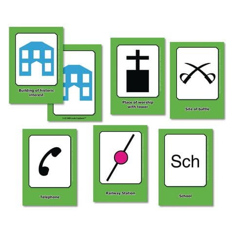 OS Map Symbol Flashcards