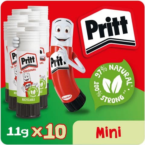 Pritt Original Glue Sticks, 11g - Pack of 10