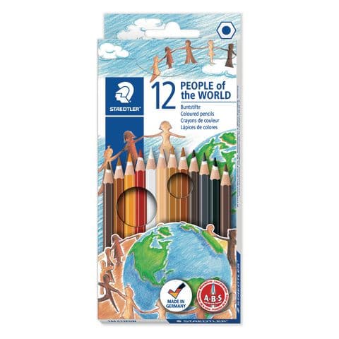 Staedtler Noris&reg; People of the World Colouring Pencils - Pack of 12