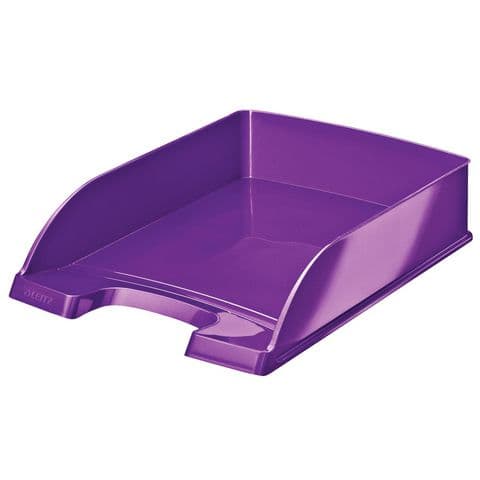 Leitz WOW Letter Tray, A4 - Purple